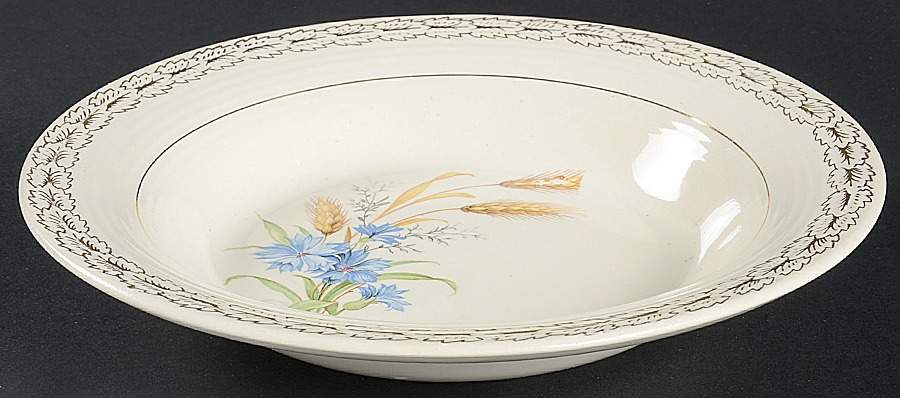 Wheatfield Smooth Edge Rim Soup Bowl by Limoges-American-1