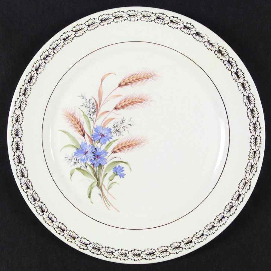 Wheatfield Smooth Edge Dinner Plate by Limoges-American-1