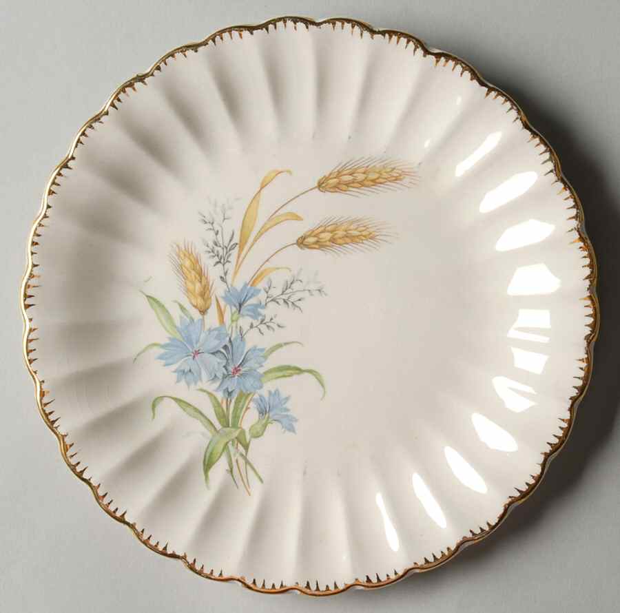 Wheatfield Fluted Edge Salad Plate by Limoges-American-1