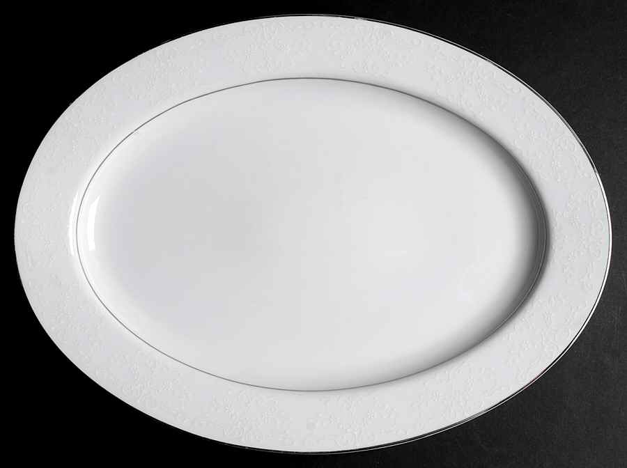 Lace 16" Oval Serving Platter by Linden-1