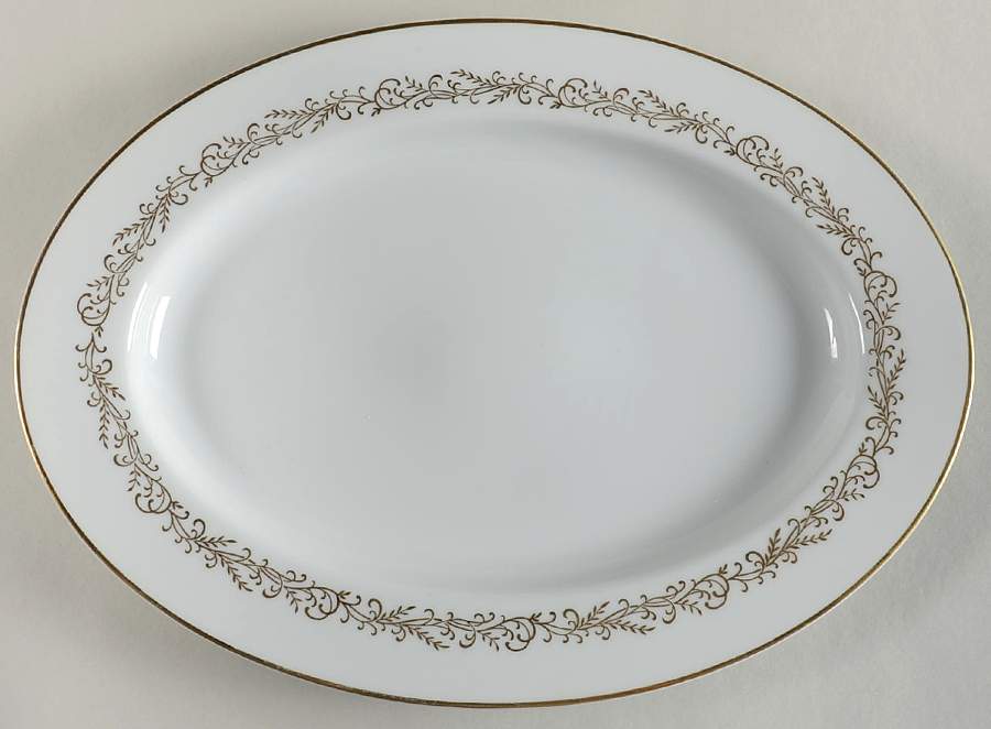 Majestic 12" Oval Serving Platter by Linden-1