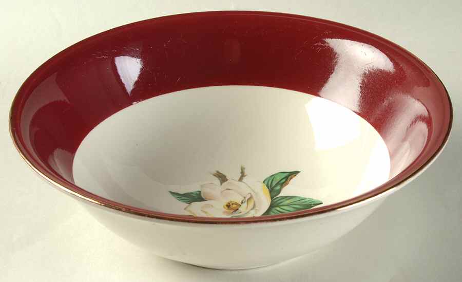 Burgundy 8" Round Vegetable Bowl by Lifetime-1