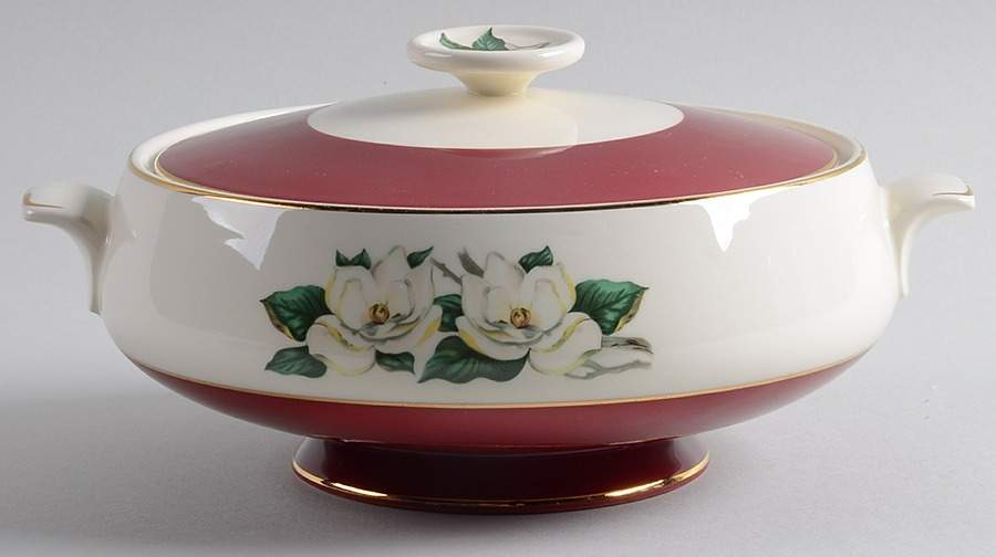 Burgundy Round Covered Vegetable by Lifetime-1