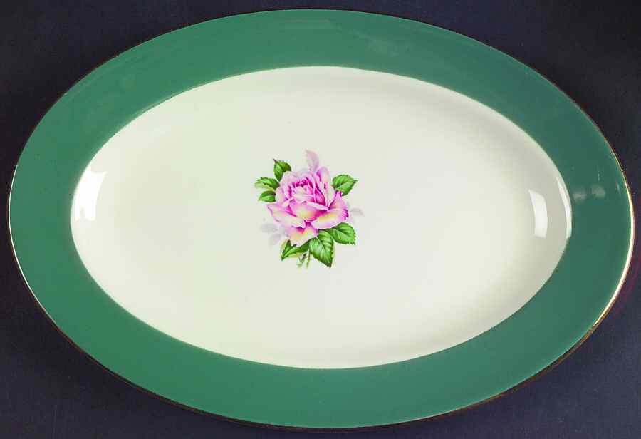 Cameo (Rose Center) Relish/Gravy Underplate by Lifetime-1