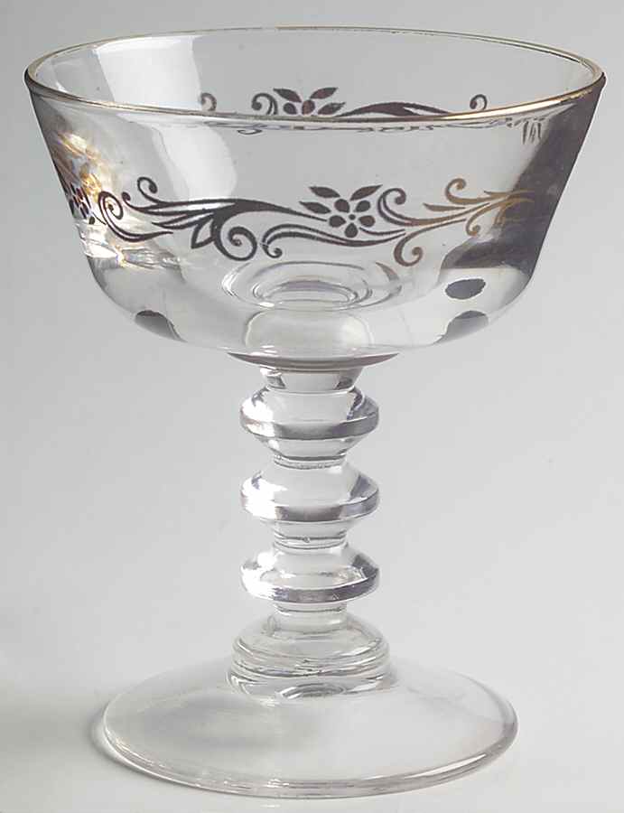 Gold Crown Glassware Sherbet by Lifetime-1