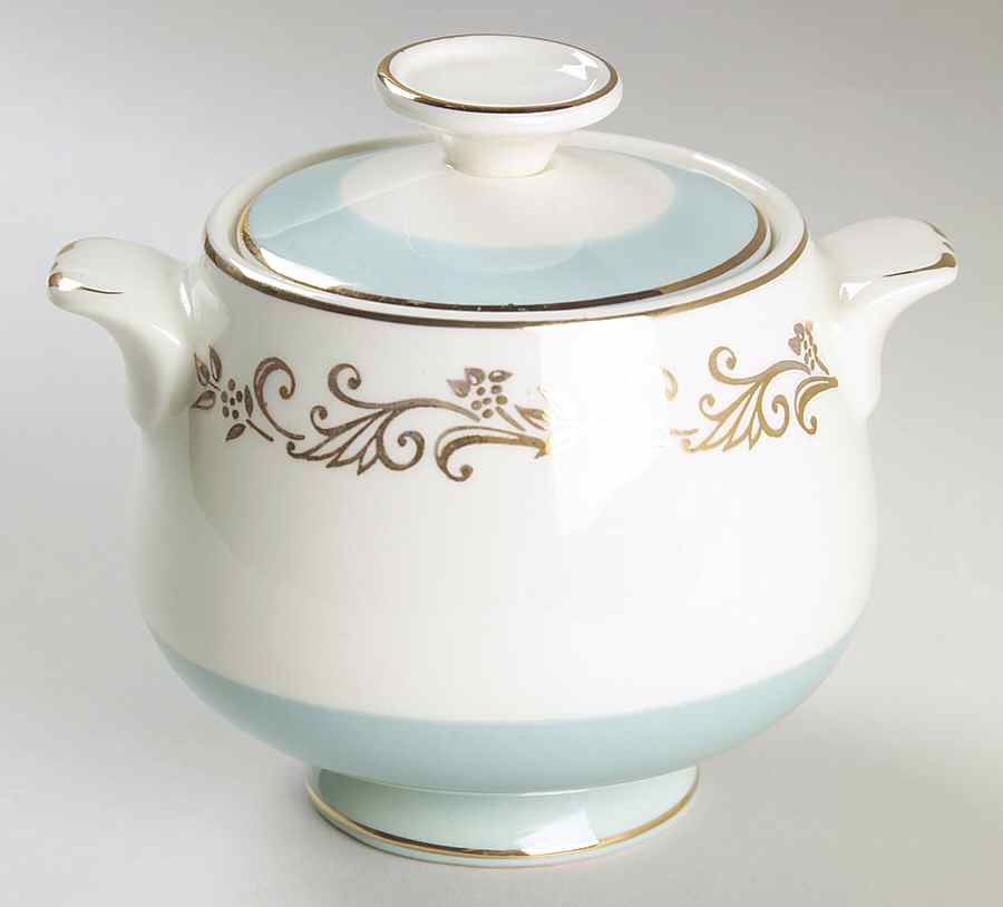 Gold Crown Sugar Bowl & Lid by Lifetime-1