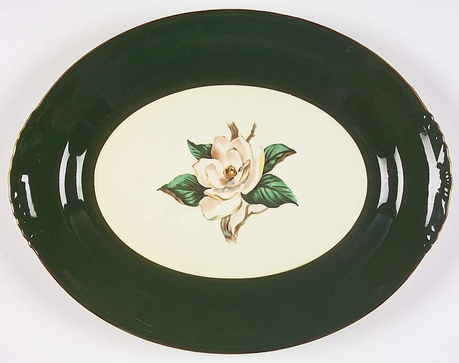 Jaderose 11" Oval Serving Platter by Lifetime-1