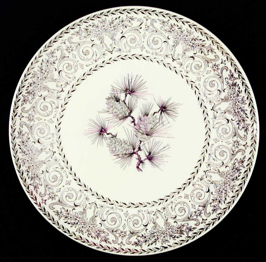 Pine Cone Dinner Plate by Lifetime-1