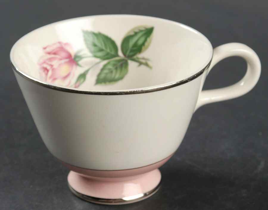 Pink Rose Footed Cup by Lifetime-1