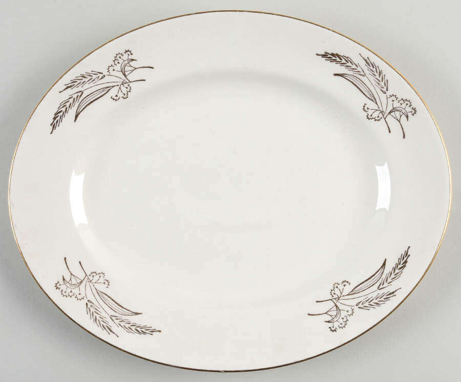 Prairie Gold 9" Oval Serving Platter by Lifetime-1