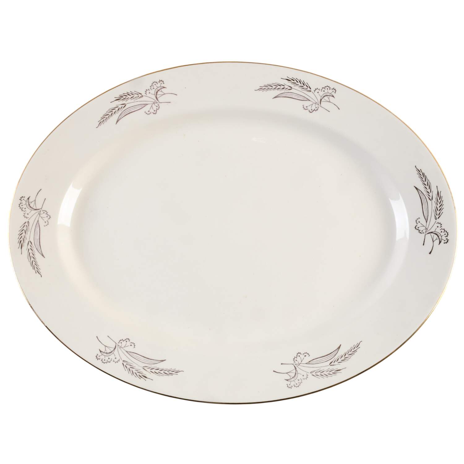 Prairie Gold 16" Oval Serving Platter by Lifetime-1