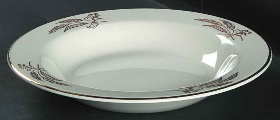 Prairie Gold Rim Soup Bowl by Lifetime-1