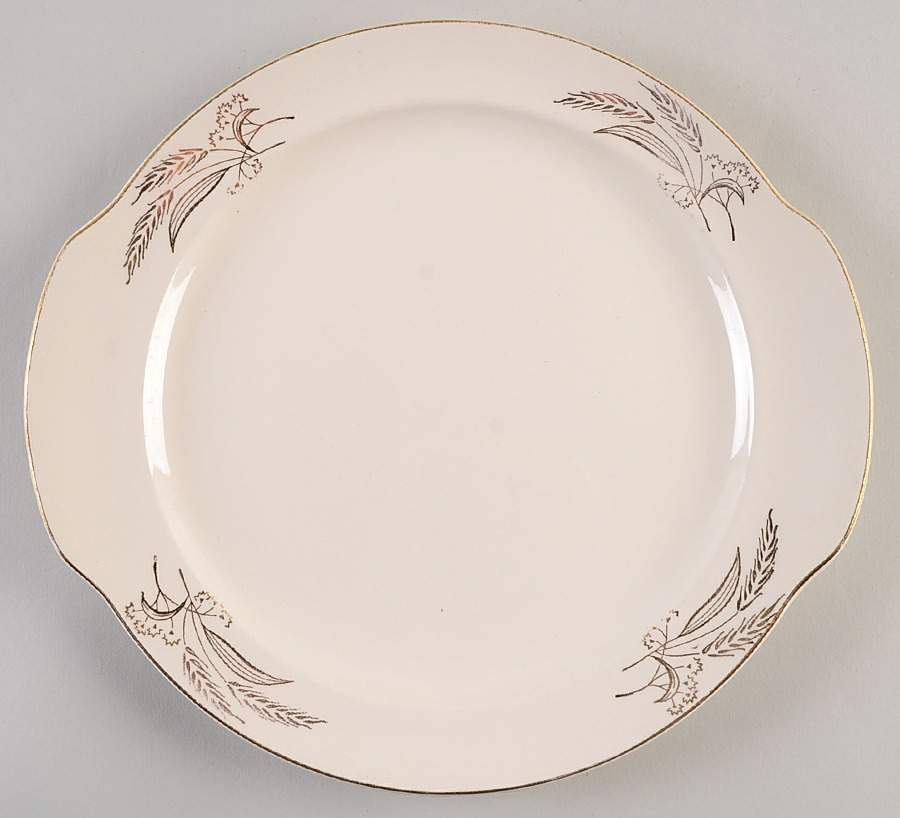 Prairie Gold Handled Cake Plate by Lifetime-1
