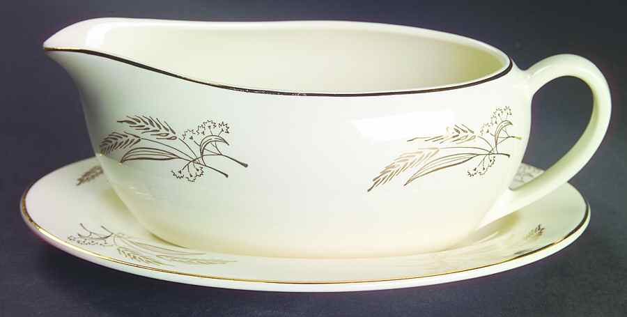 Prairie Gold Gravy Boat & Underplate/Relish by Lifetime-1