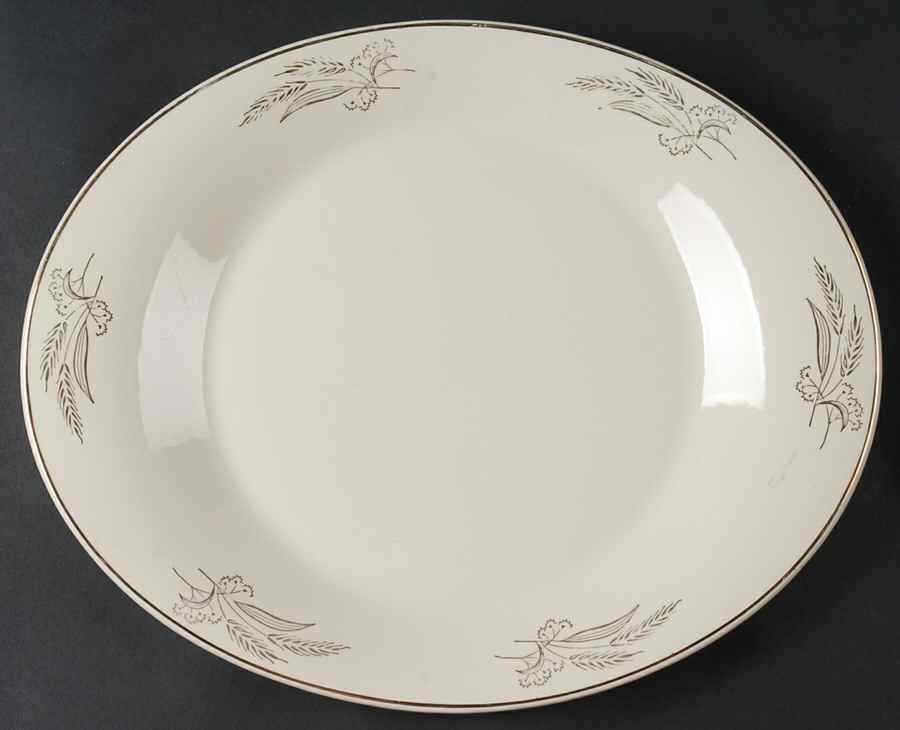 Prairie Gold 14" Oval Serving Platter by Lifetime-1
