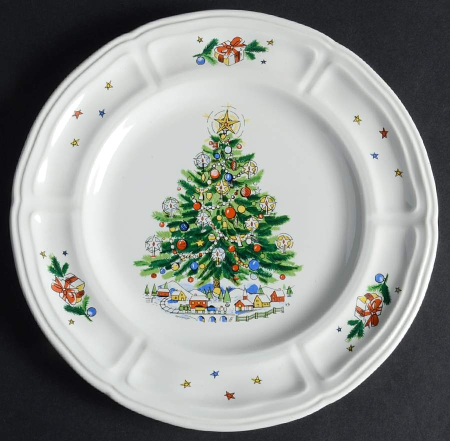 Christmas Salad Plate by Liberty Hall-1