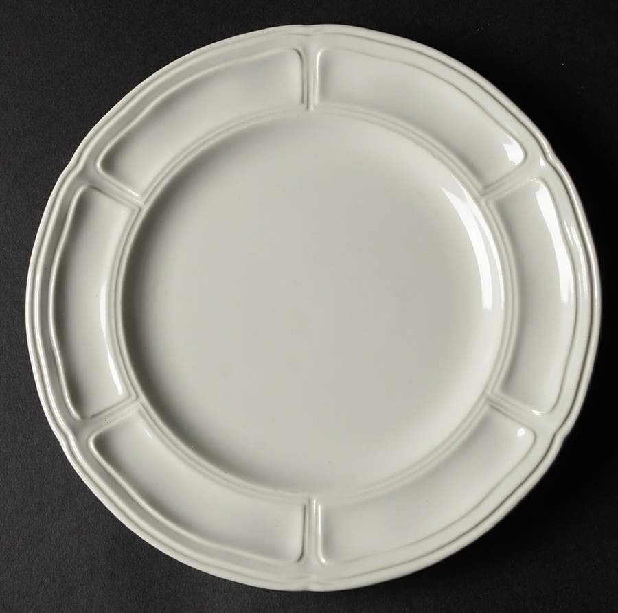 Colonial White Salad Plate by Liberty Hall-1