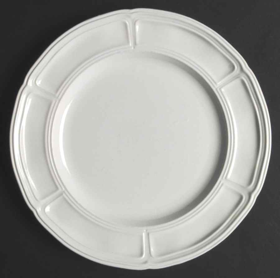 Colonial White Dinner Plate by Liberty Hall-1