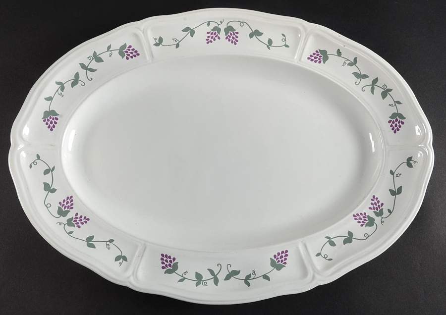 Martha's Vineyard 15" Oval Serving Platter by Liberty Hall-1