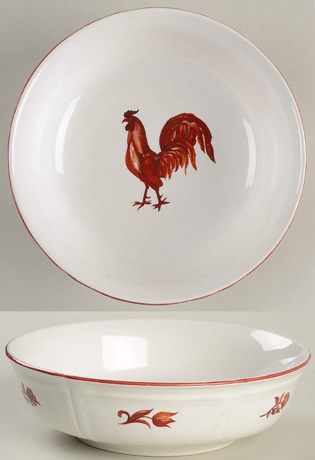 Mr. Rooster Coupe Cereal Bowl by Liberty Hall-1