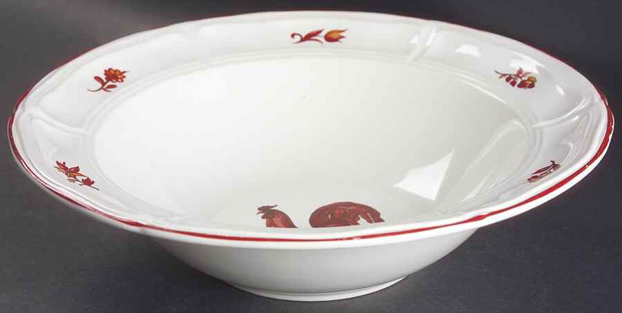 Mr. Rooster 10" Round Vegetable Bowl by Liberty Hall-1