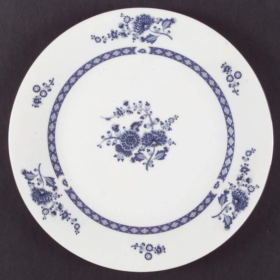 Blue Cathay Dinner Plate by Liling-1