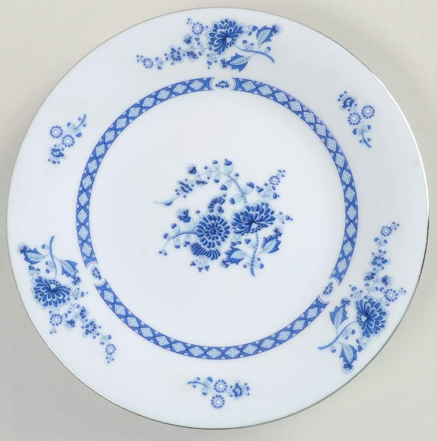 Blue Cathay Salad Plate by Liling-1