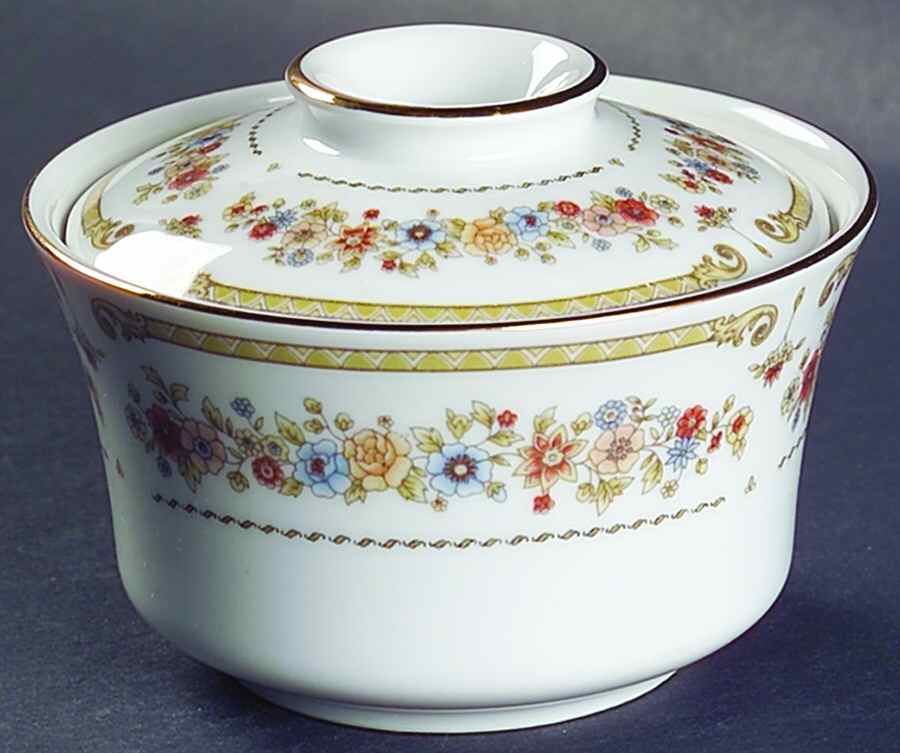 Chippendale Sugar Bowl & Lid by Liling-1