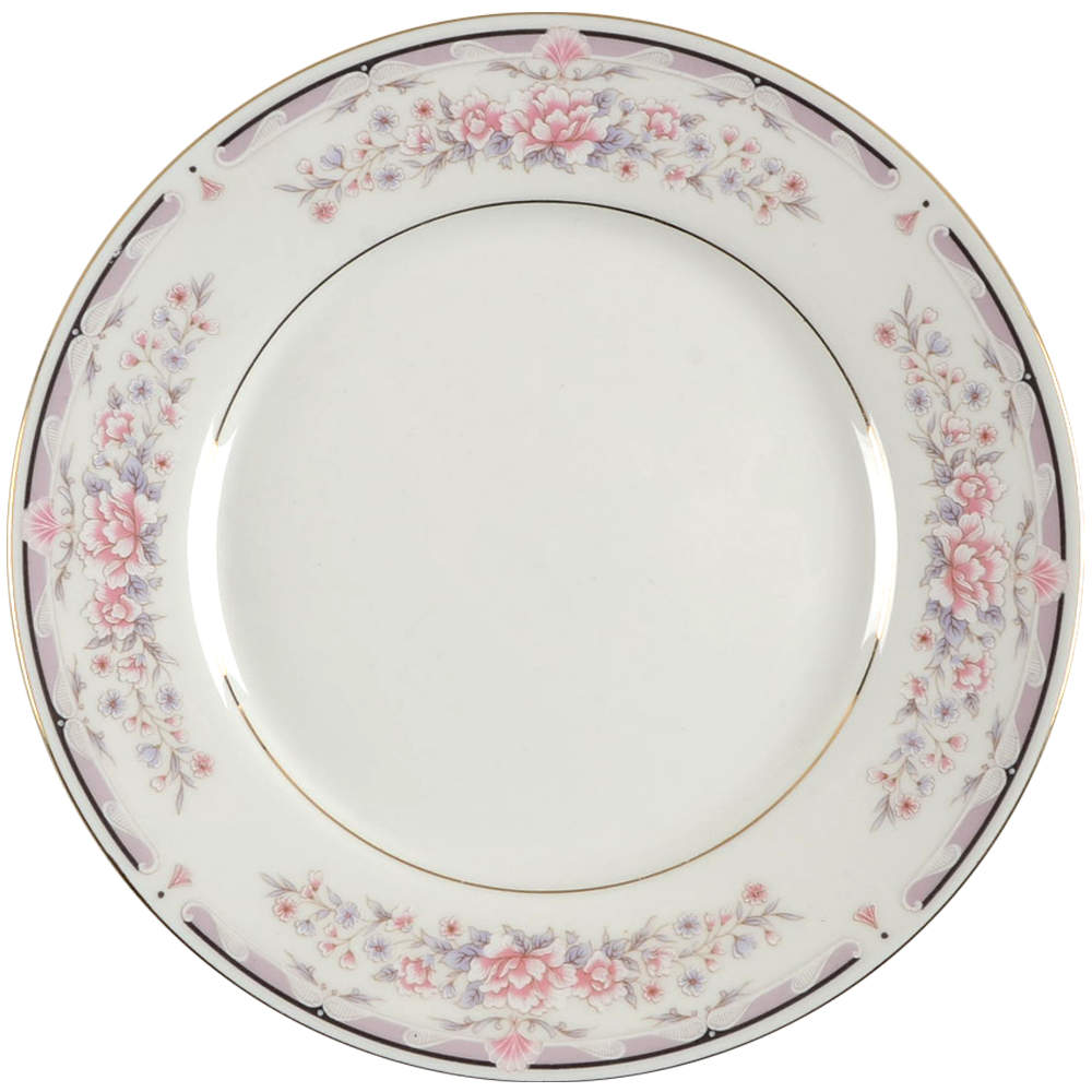 Donna (Gold Verge) Salad Plate by Liling-1