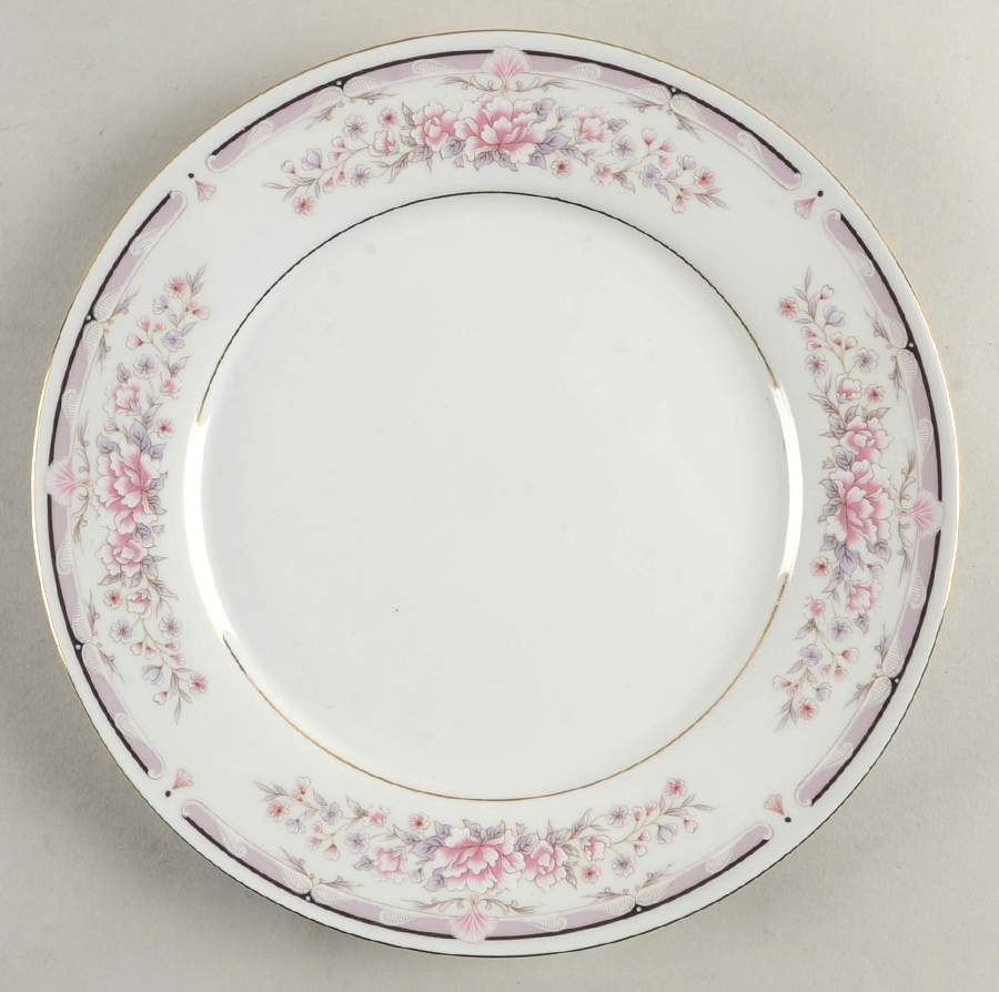 Donna (Gold Verge) Dinner Plate by Liling-1