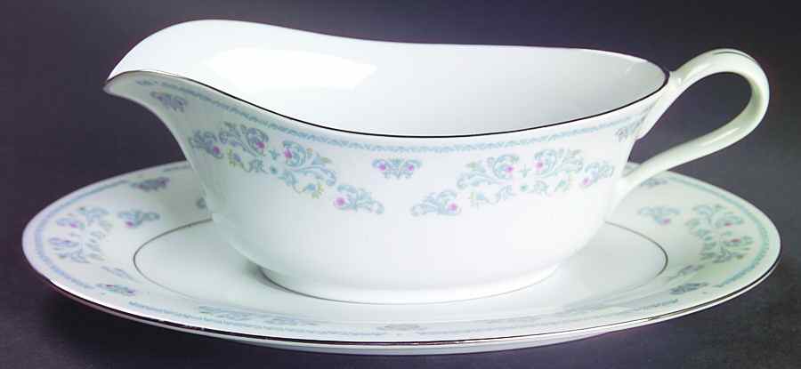 Dorchester Gravy Boat & Underplate by Liling-1