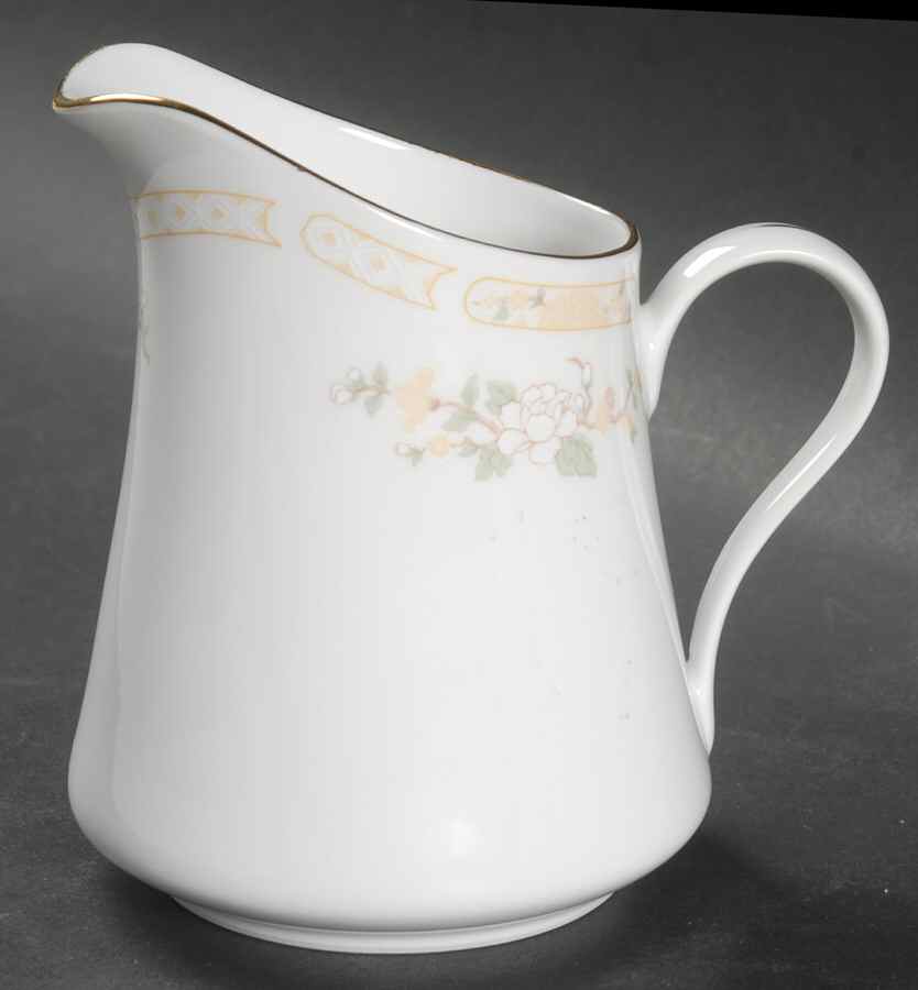 Jade Tree (Gold Trim) Creamer by Liling-1