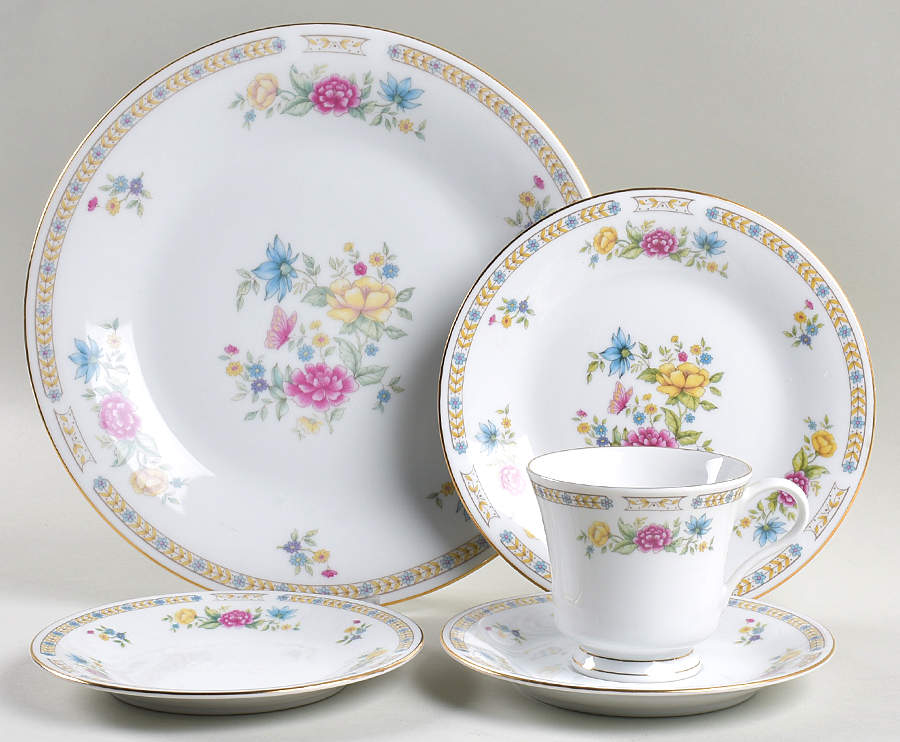 Ling Rose 5 Piece Place Setting by Liling-1