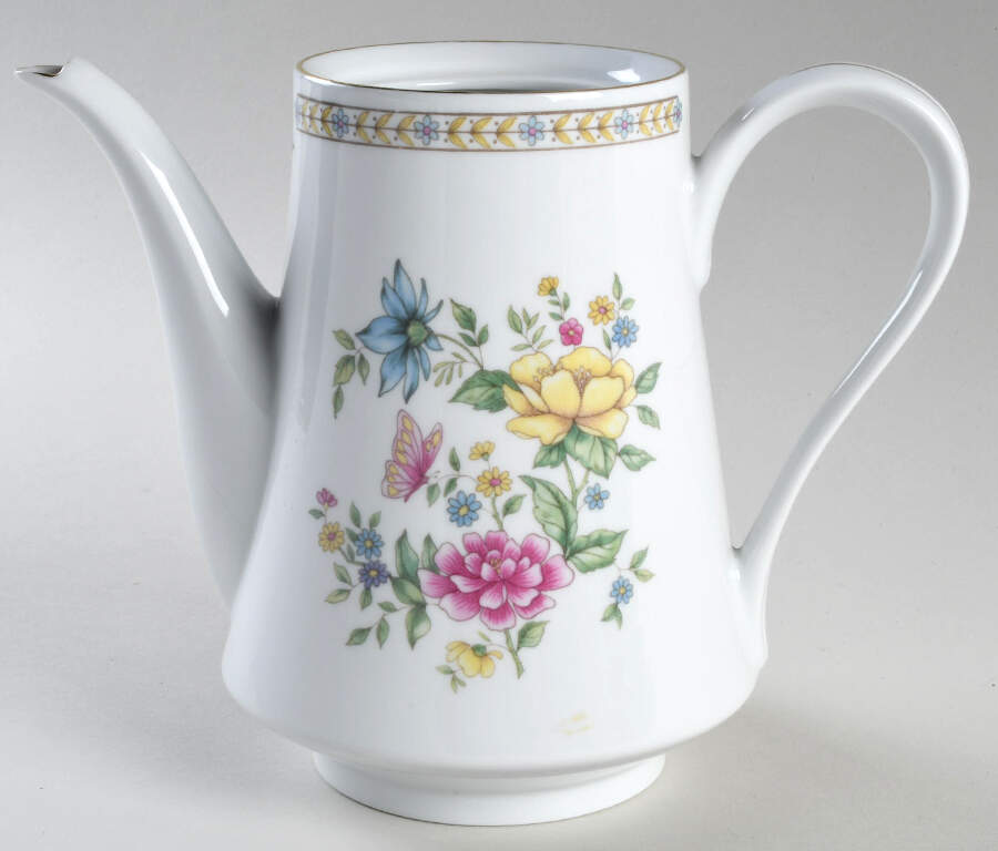 Ling Rose Coffee Pot No Lid by Liling-1