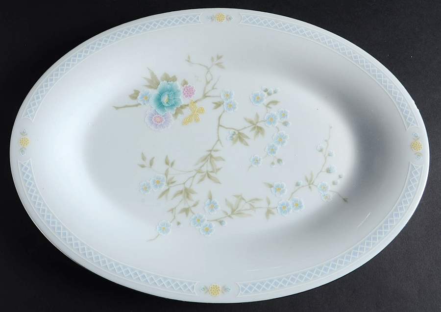 Rapture 14" Oval Serving Platter by Liling-1