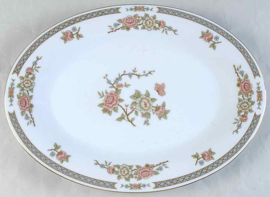Serenade 14" Oval Serving Platter by Liling-1