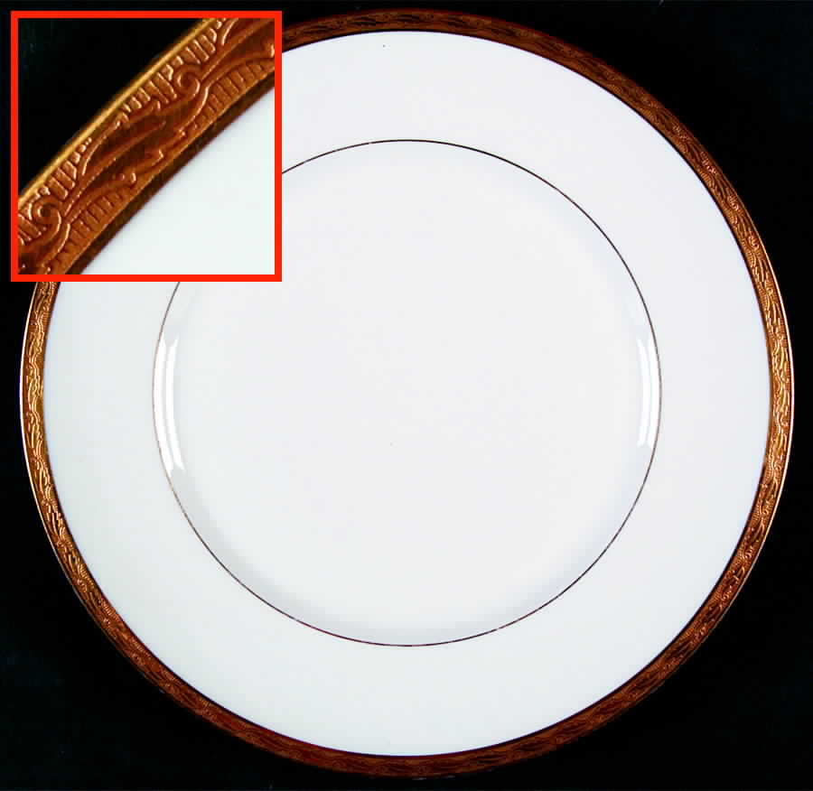 Laurel Dinner Plate by Jean Boyer (Limoges)-1
