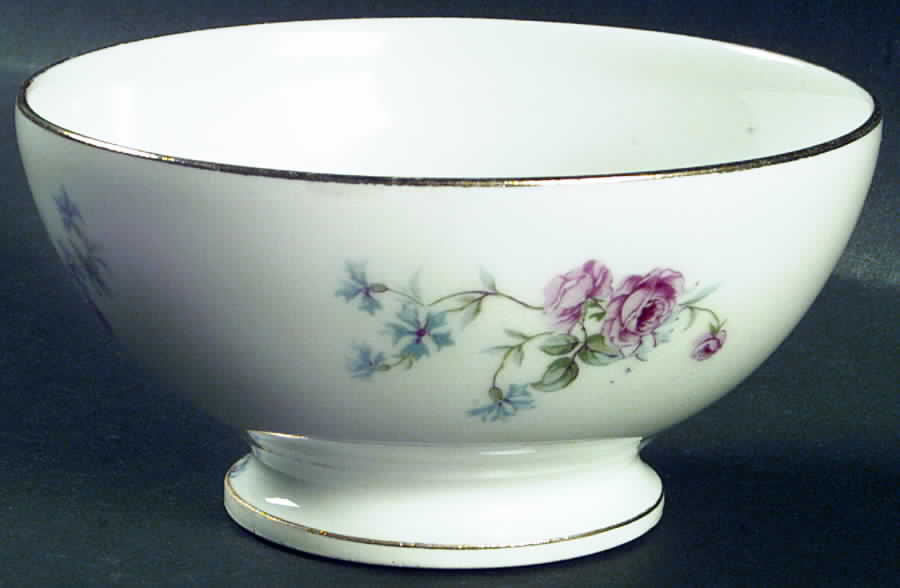 LIM10 Cranberry Bowl by Limoges-French-1