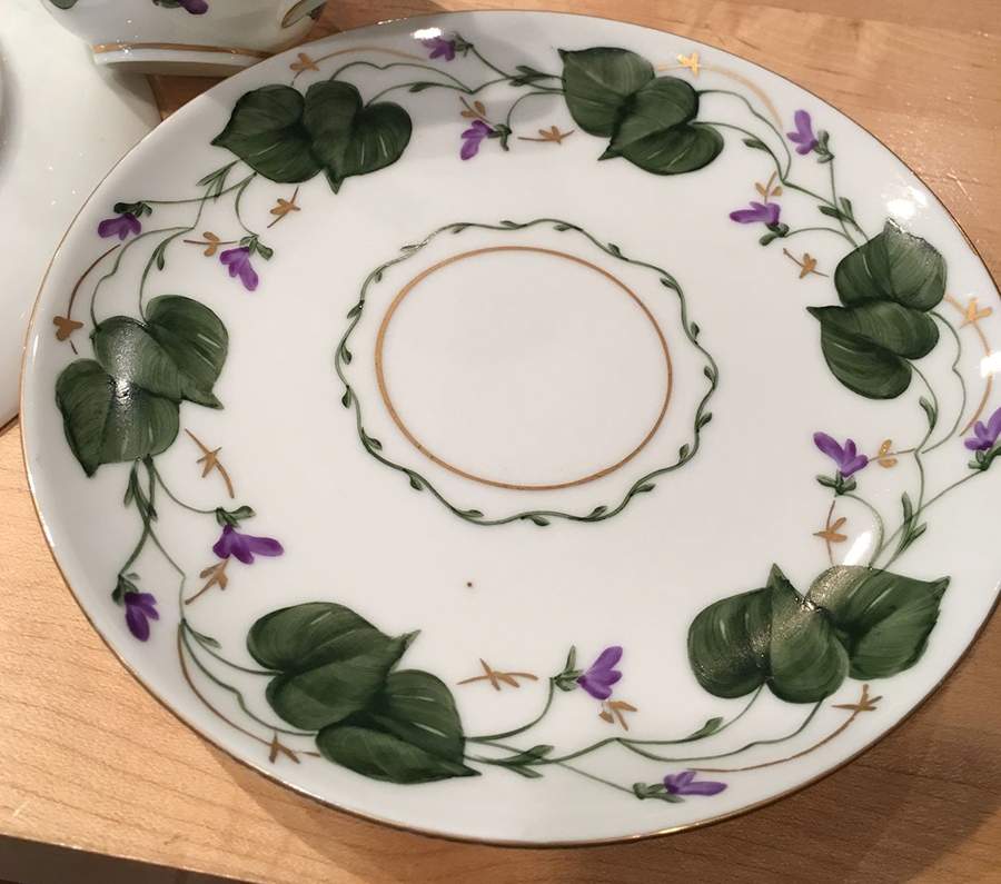 LIM12 Salad Plate by Limoges-French-1