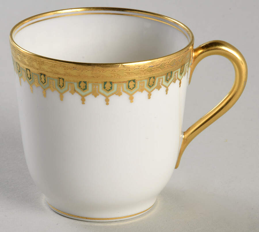 LIM15 Flat Demitasse Cup by Limoges-French-1