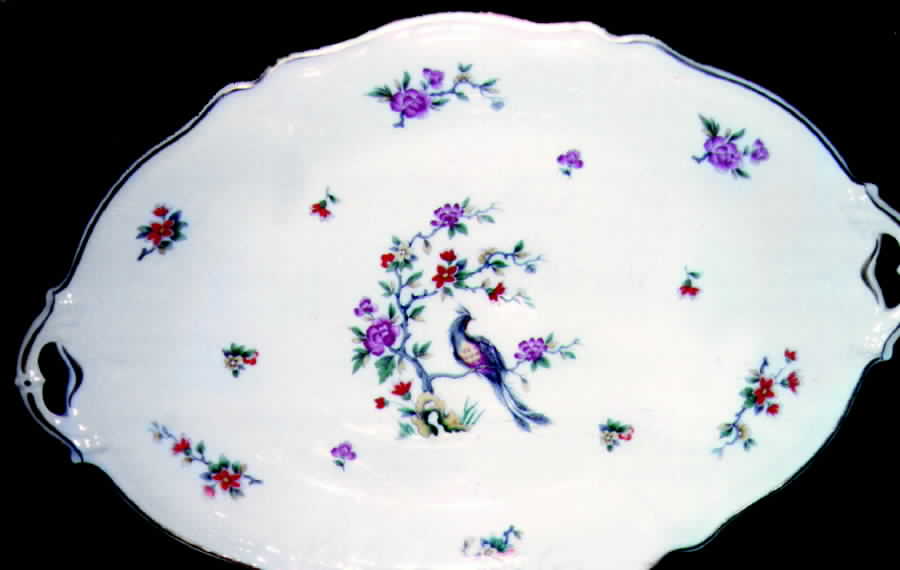 RYD124 12" Oval Serving Platter by Raynaud-1