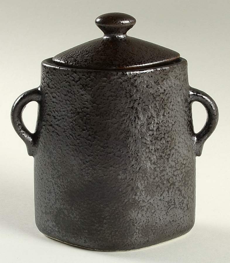 Coal (Round) Sugar Bowl & Lid by Lindt-Stymeist-1
