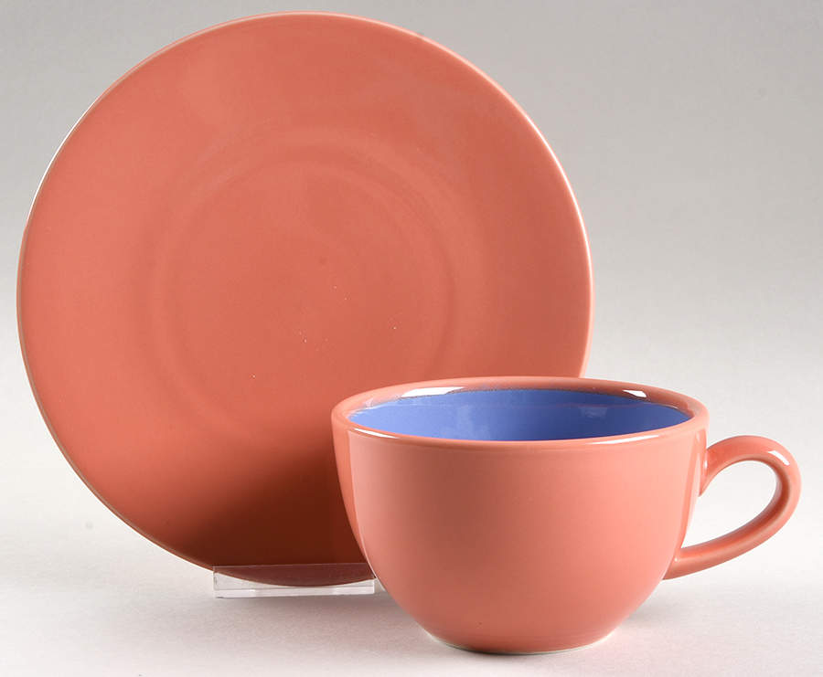 Colorways Cafe Au Lait Cup & Saucer Set by Lindt-Stymeist-1
