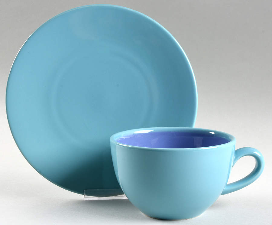 Colorways Cafe Au Lait Cup & Saucer Set by Lindt-Stymeist-1