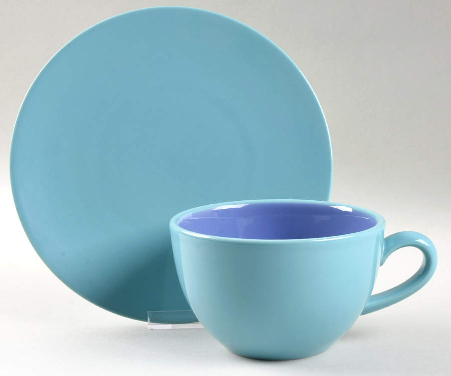 Colorways Cafe Au Lait Cup & Saucer Set by Lindt-Stymeist-1