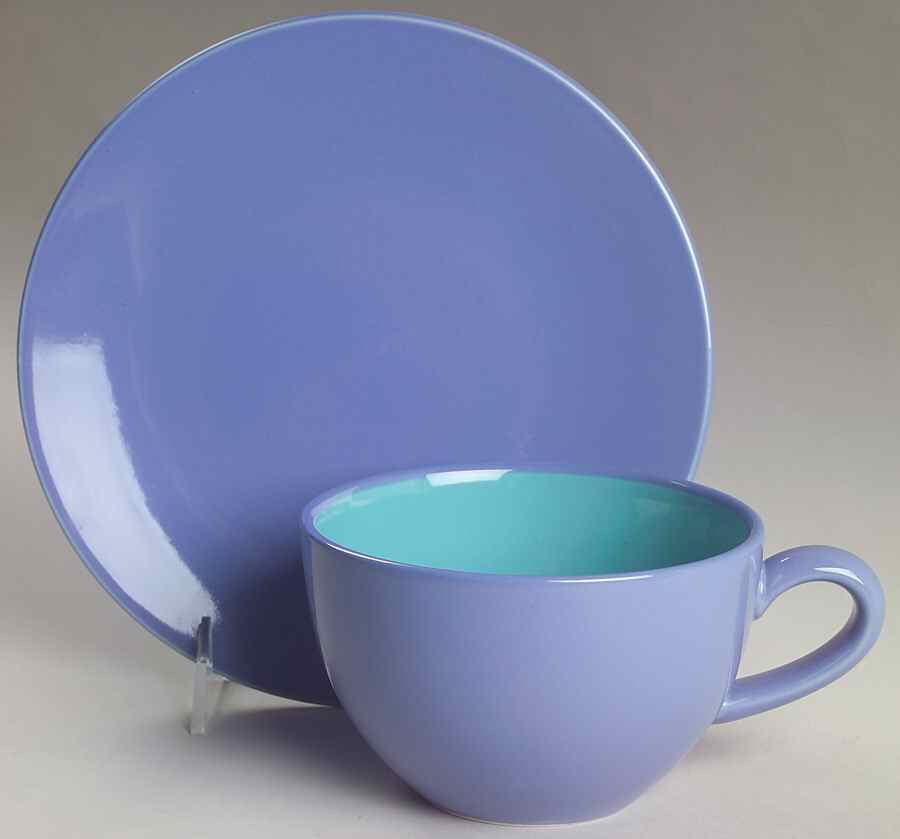 Colorways Cafe Au Lait Cup & Saucer Set by Lindt-Stymeist-1