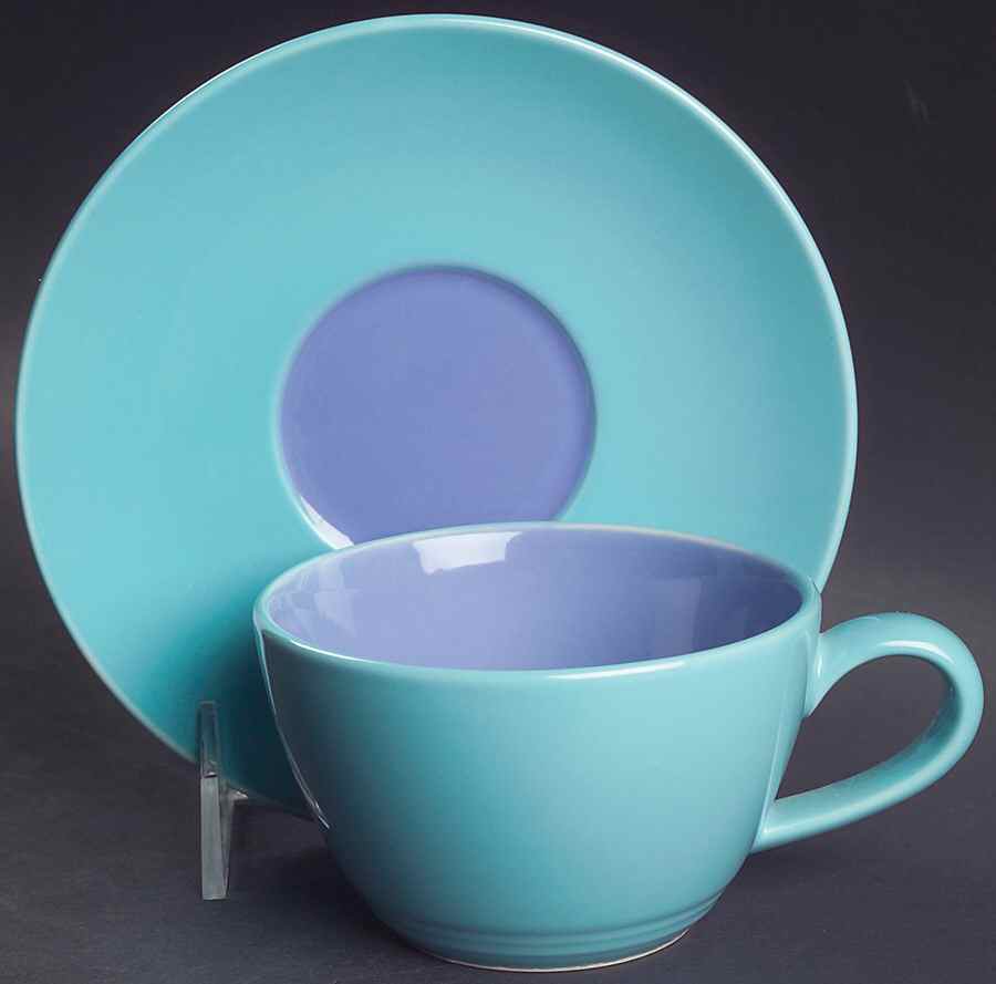 Colorways Flat Cup & Saucer Set by Lindt-Stymeist-1