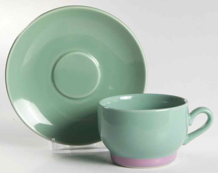 Colorways Flat Demitasse Cup & Saucer Set by Lindt-Stymeist-1