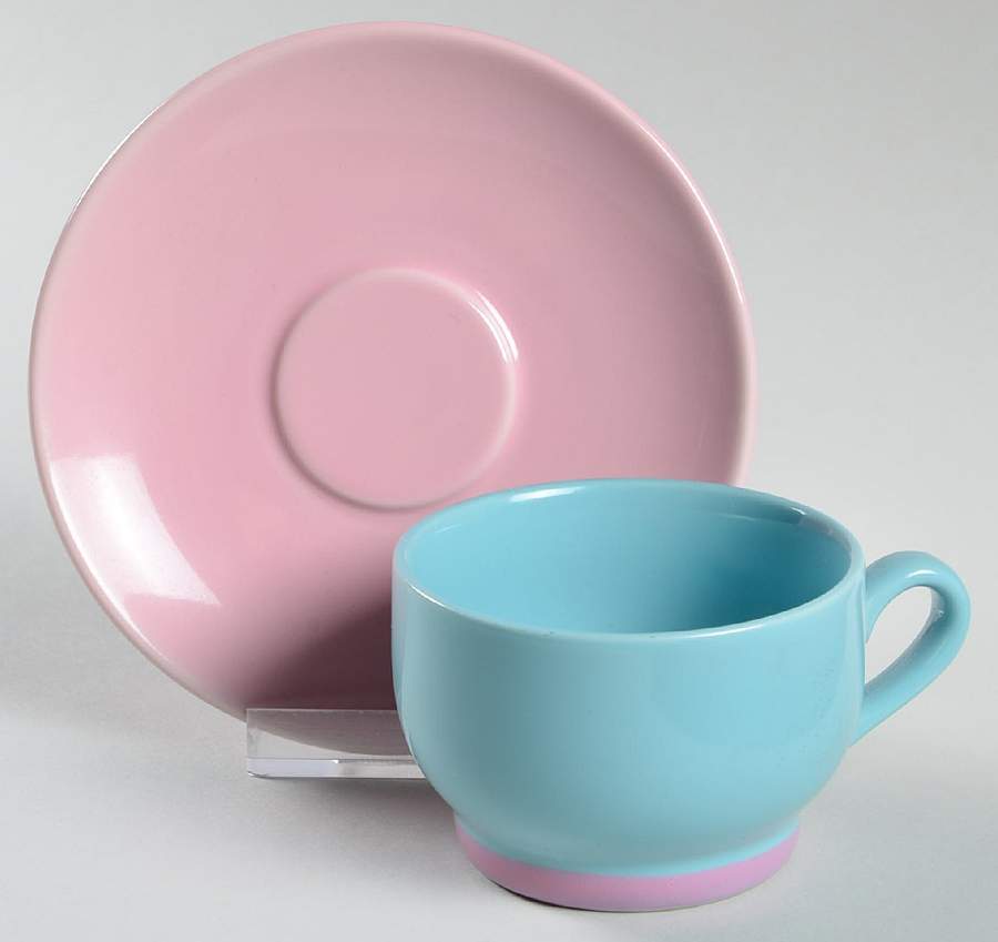 Colorways Flat Demitasse Cup & Saucer Set by Lindt-Stymeist-1