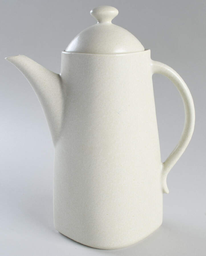 Linen (Round, Matte Textured) Coffee Pot & Lid by Lindt-Stymeist-1